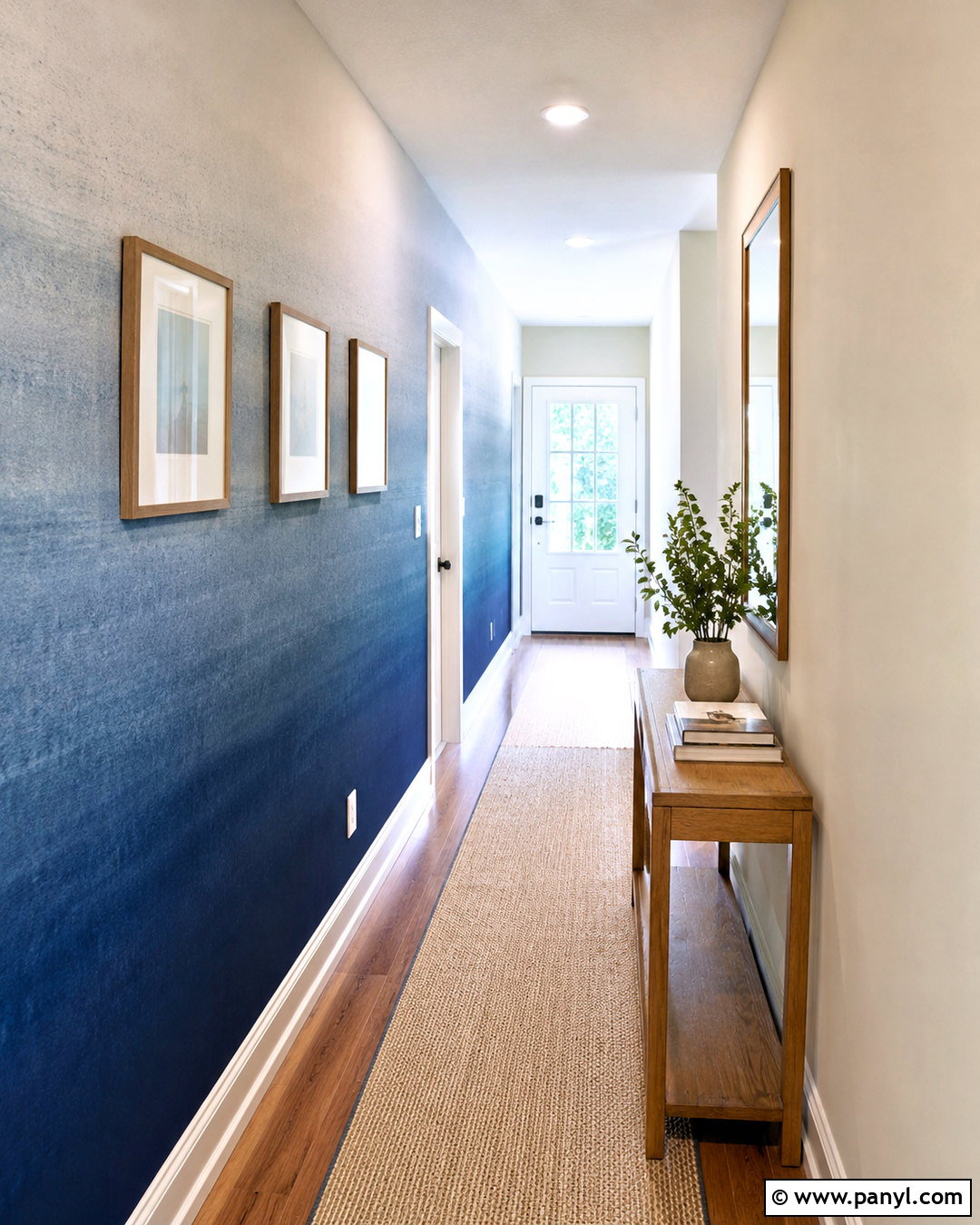 Blue Ombre Wallpaper Hallway - 20 blue ombre wallpaper ideas