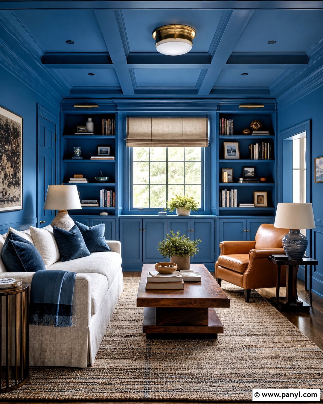 Blue Paint Color Drenching - 20 blue interior paint ideas