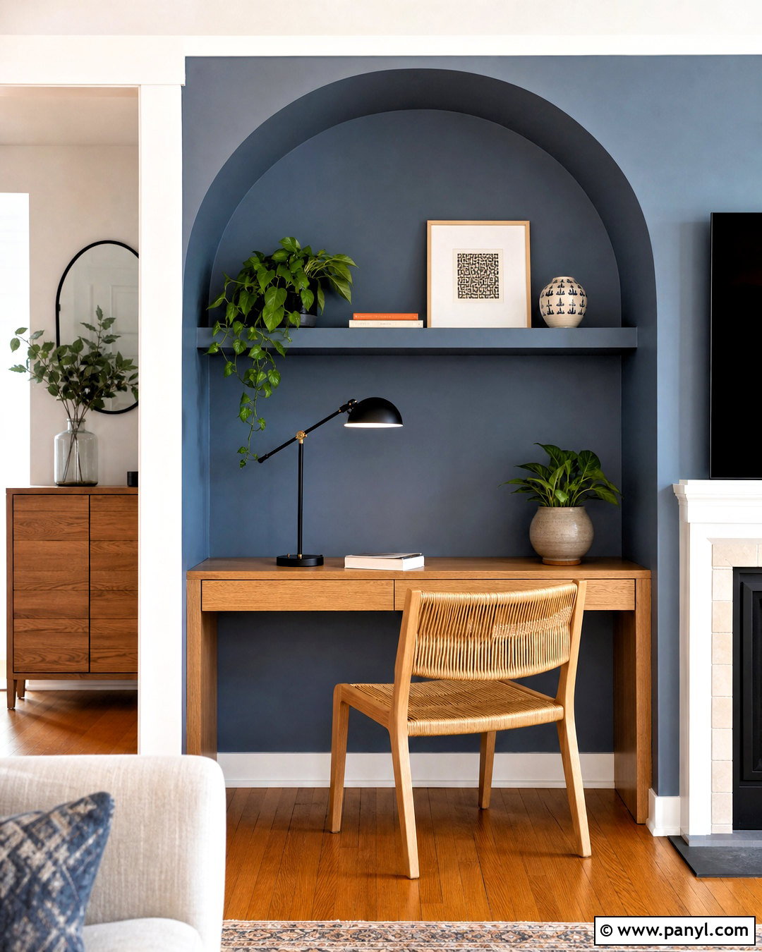 20 Blue Wall Painting Ideas for a Fresh, Artistic Modern Home