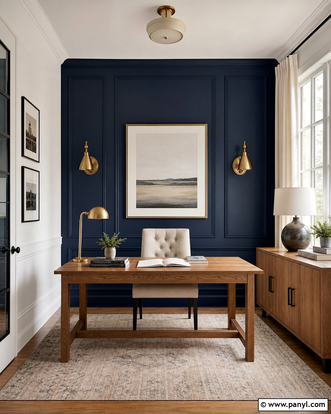 20 Blue Accent Wall Study Room Ideas for Focused, Stylish Spaces