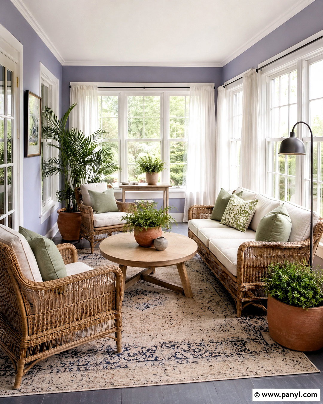 Blue Purple Sunroom Walls - 20 neutral purple wall paint ideas
