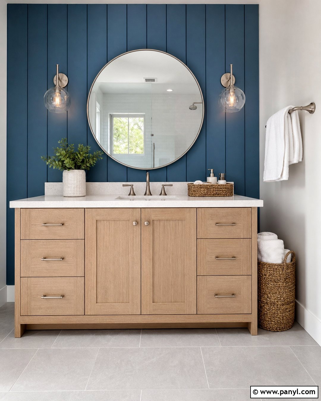 35 Blue Feature Wall Ideas for a Striking Room Refresh