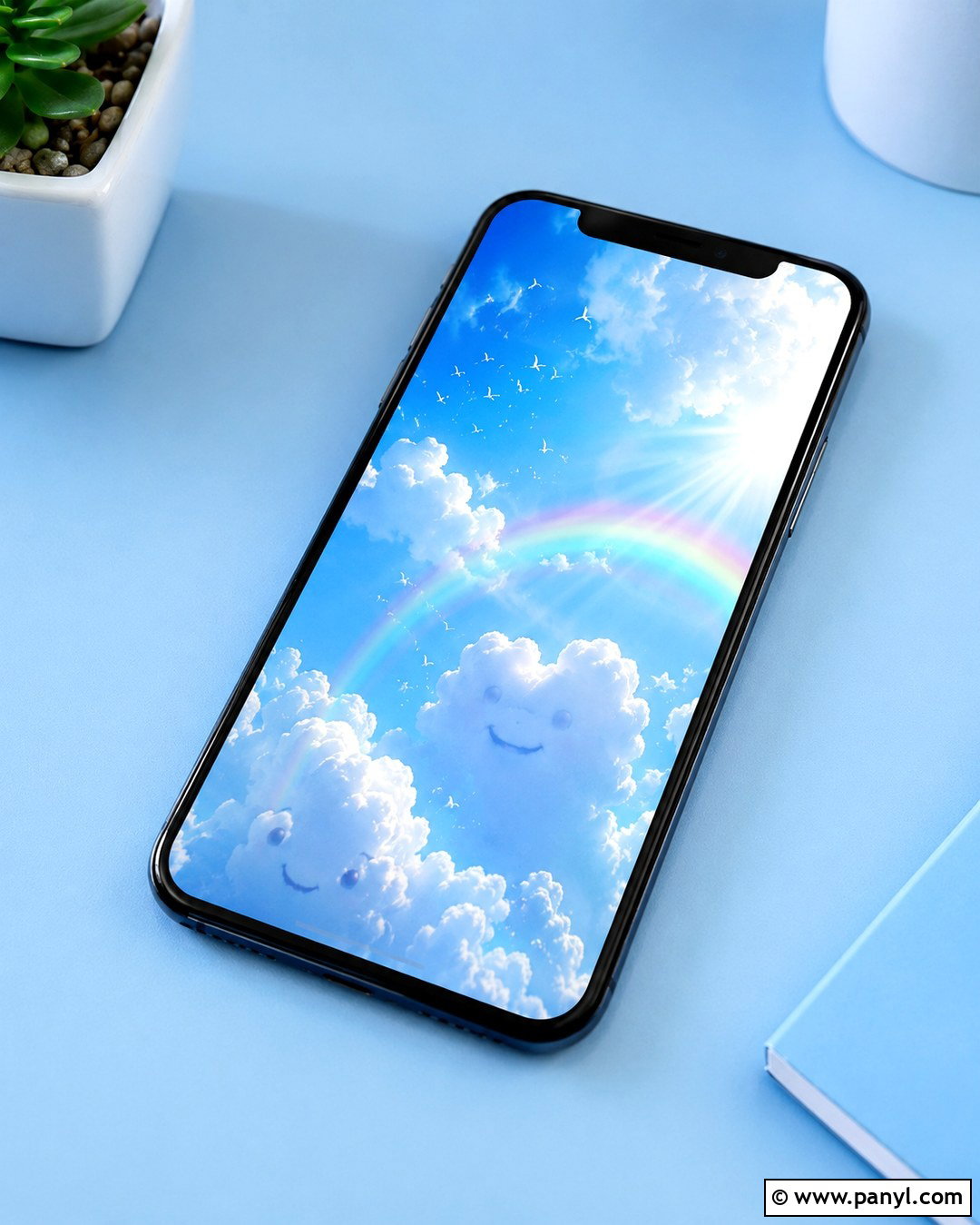 Blue Sky Cloud Wallpaper - 20 Smile And Be Happy Wallpaper Ideas