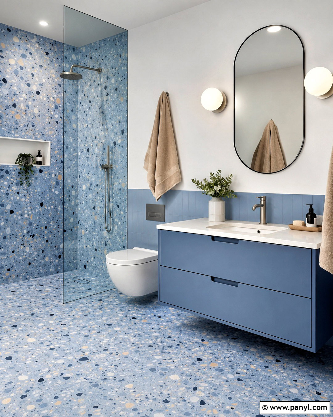 20 Modern Blue Bathroom Ideas for a Calm, Spa-Like Escape