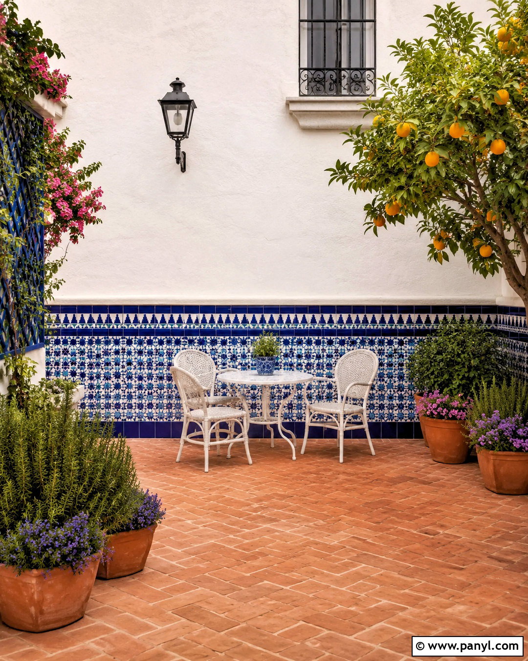 Blue Tile Outside Wall - 20 outside wall ideas