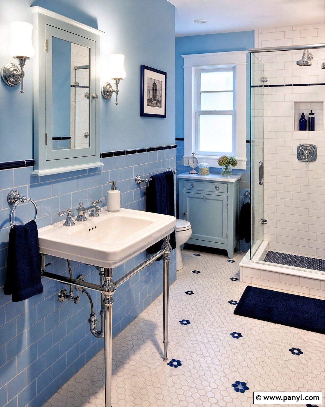 Blue Vintage Bathroom - 20 bathroom remodel blue ideas