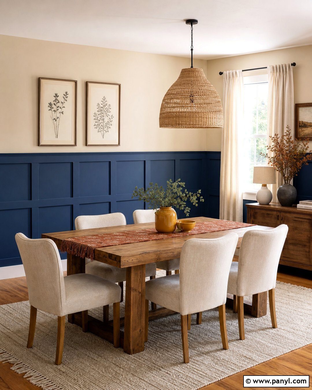Blue Wainscoting With Beige Walls - 35 blue wainscoting ideas