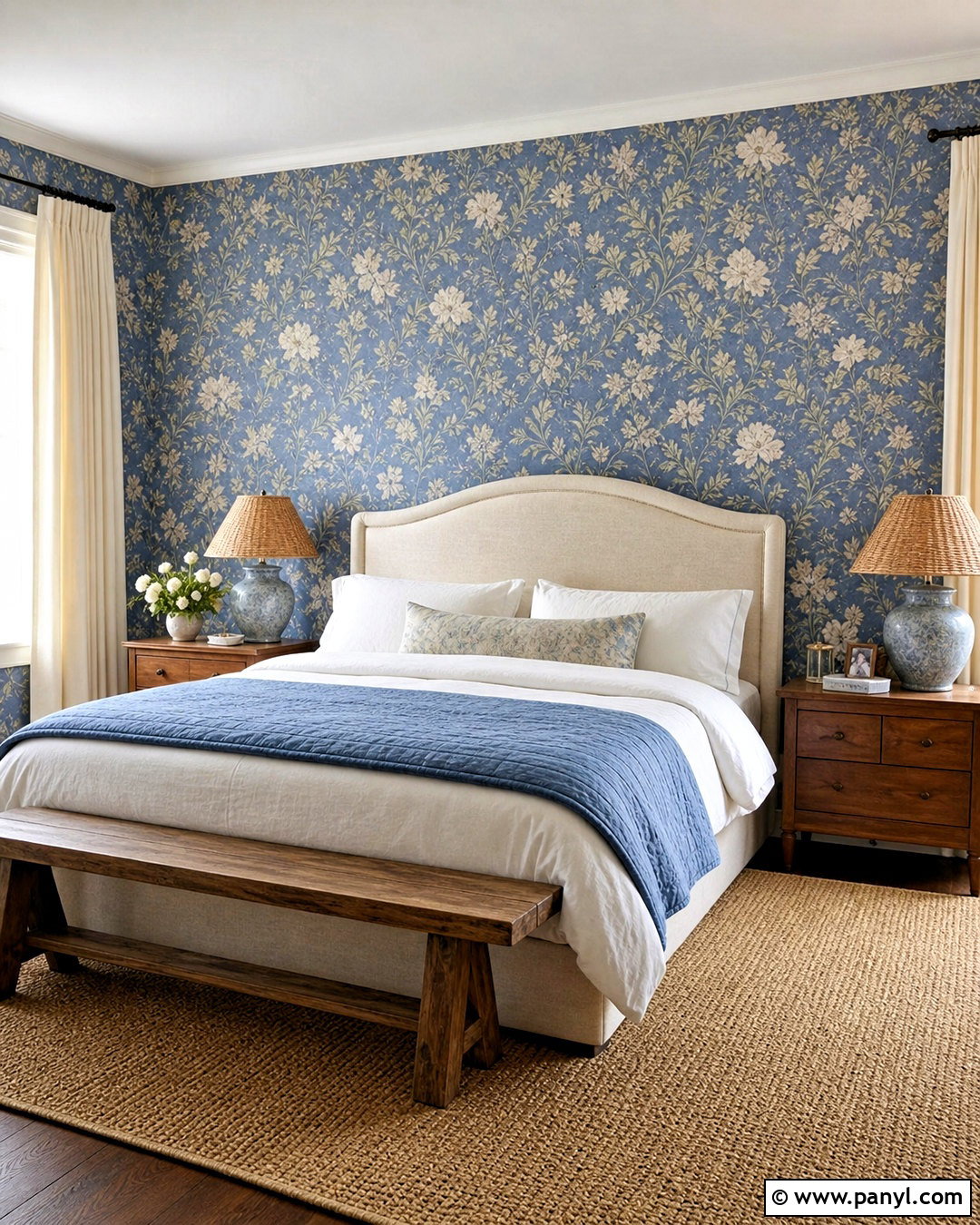 Blue Wallpaper Bedroom Wall - 20 blue wall ideas