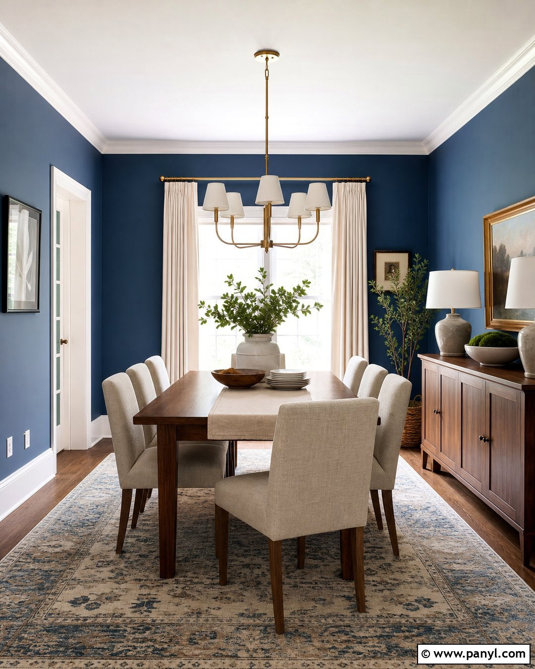 Blue Walls In A Dining Room - 20 How To Style Blue Walls