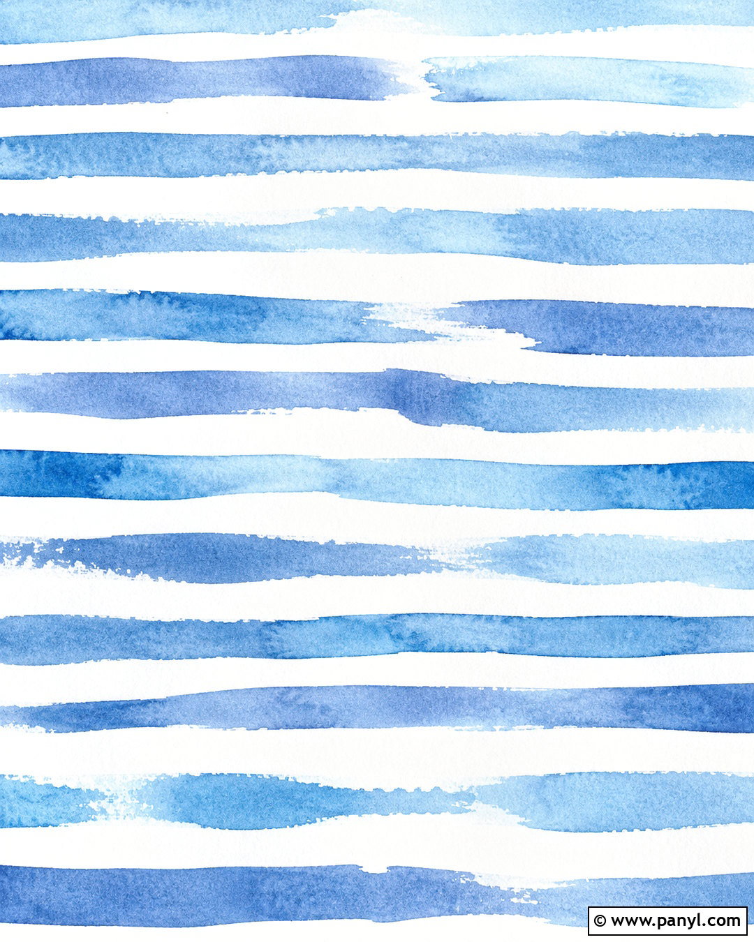 Blue Watercolor Stripes Background - 20 blue stripes background ideas