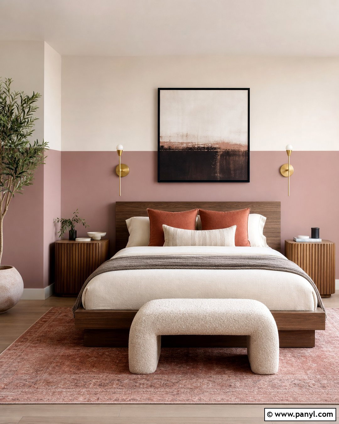 Blush 34 Painted Bedroom - 25 34 Painted Wall ideas