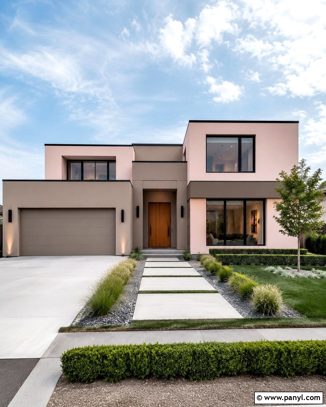 Blush And Greige Bloxburg Modern House - 20 Blush House Color Scheme Bloxburg Ideas
