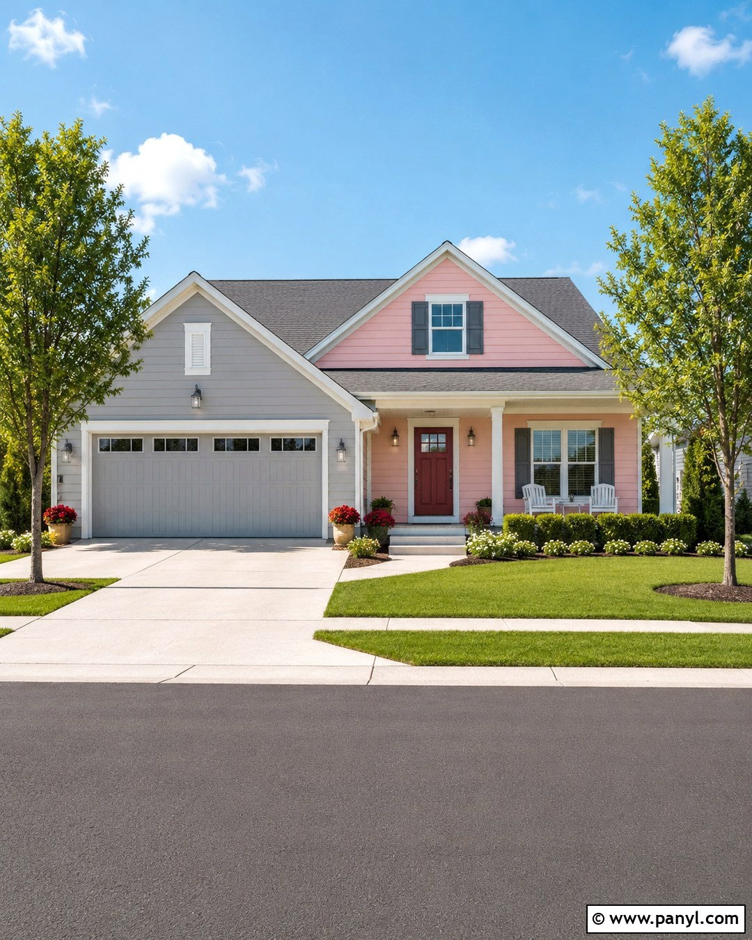 Blush And Light Gray Bloxburg House - 20 Blush House Color Scheme Bloxburg Ideas
