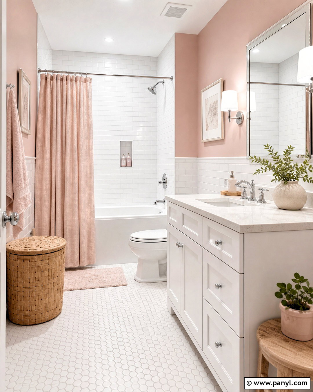 Blush And White Bathroom - 20 blush bathroom ideas