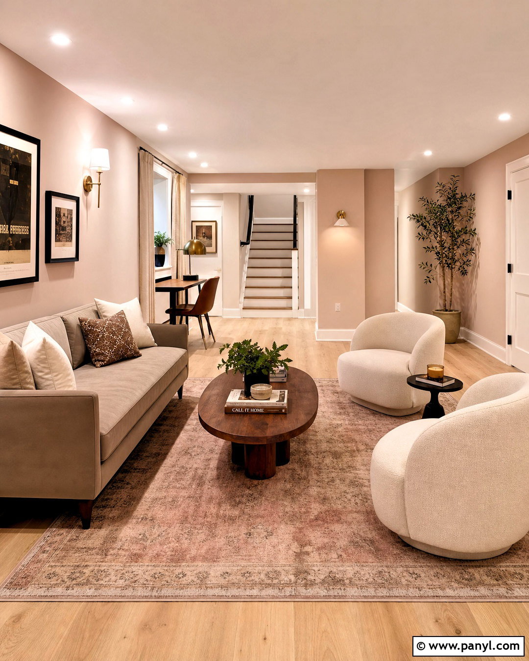Blush Beige Basement Walls - 20 basement wall colors
