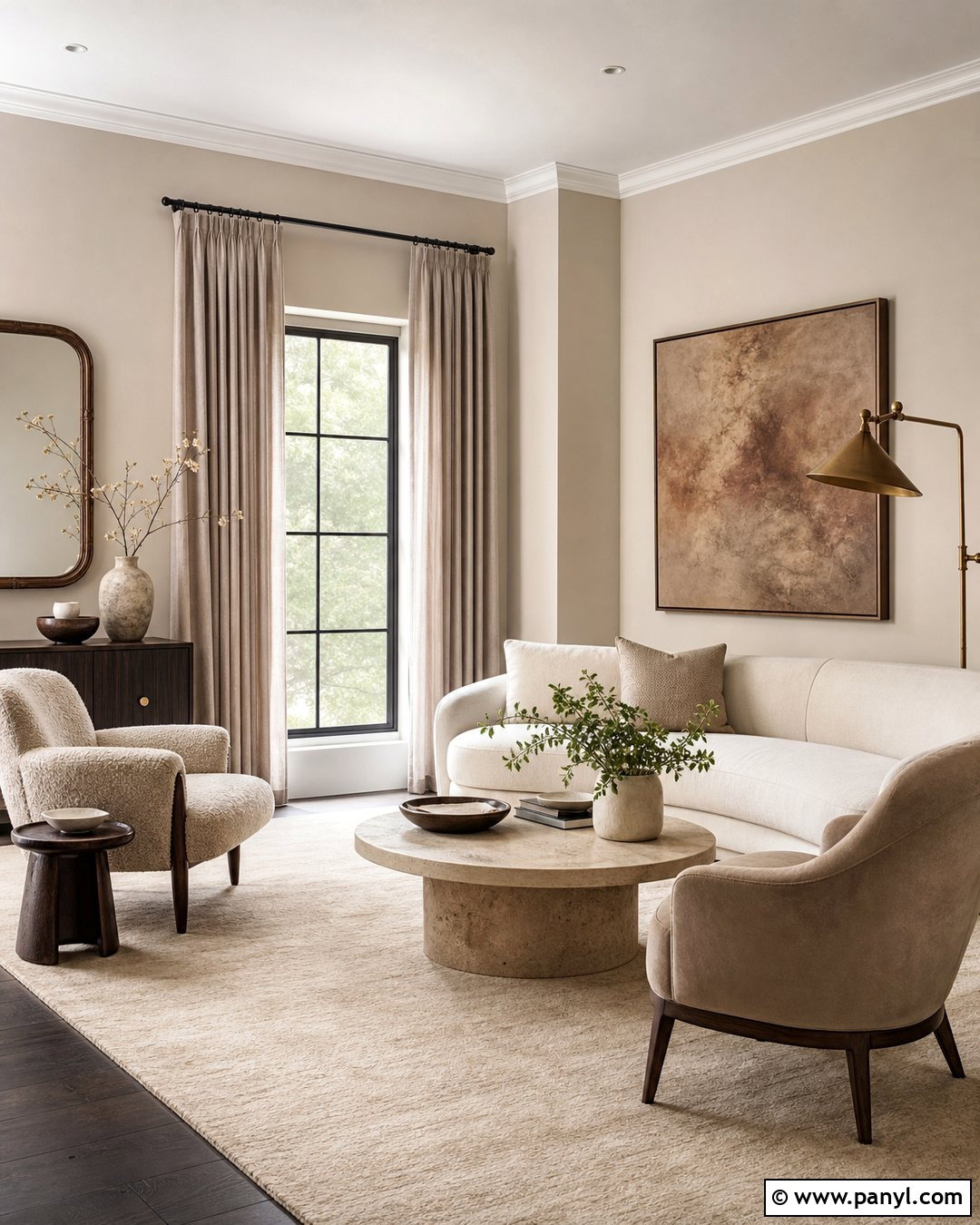 Blush Beige Wall Shade - 20 Calming Neutral Wall Shades