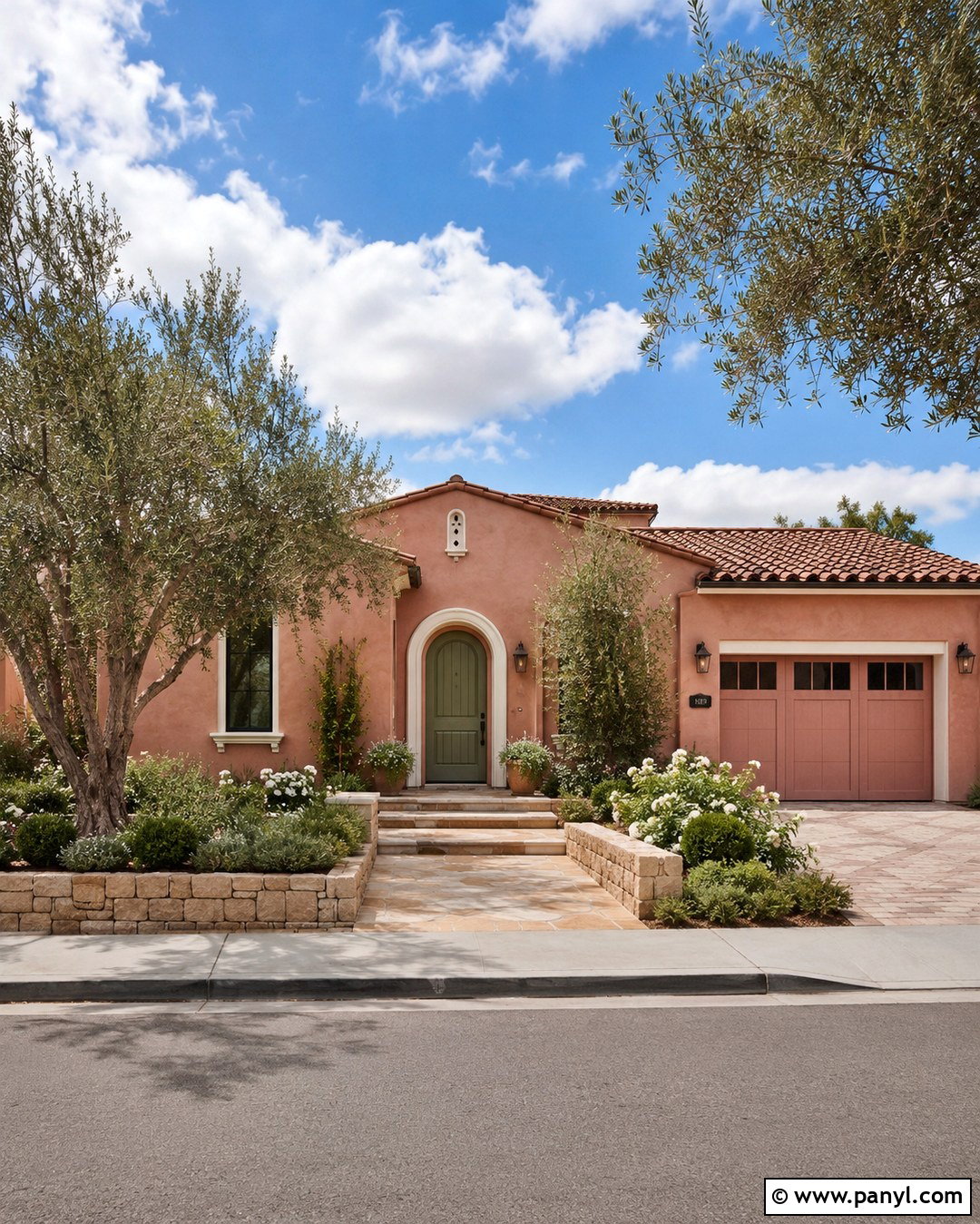 Blush Clay Stucco Wall Color - 20 Stucco Wall Colors