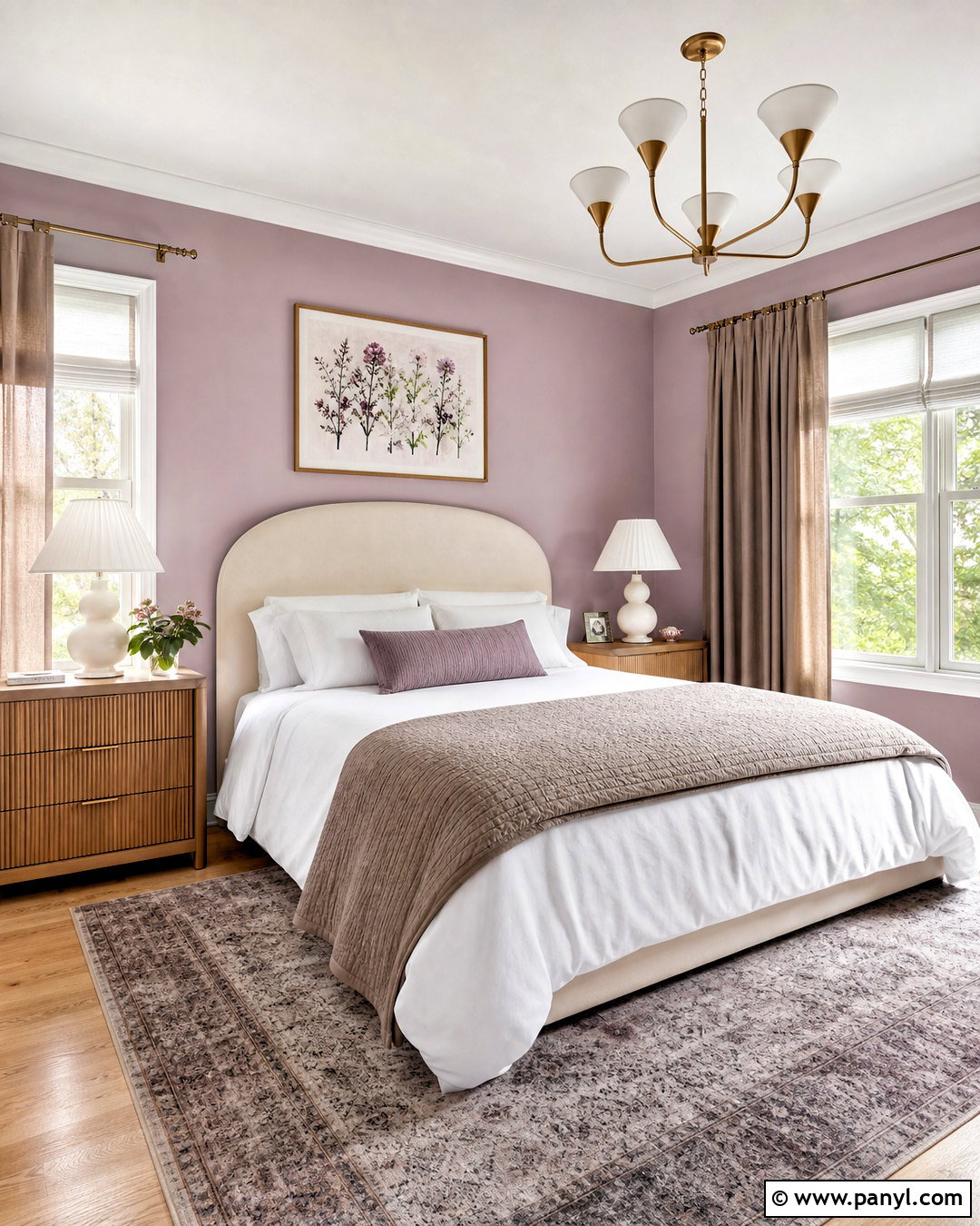 Blush Mauve Purple Bedroom - 20 purple paint colors bedroom ideas