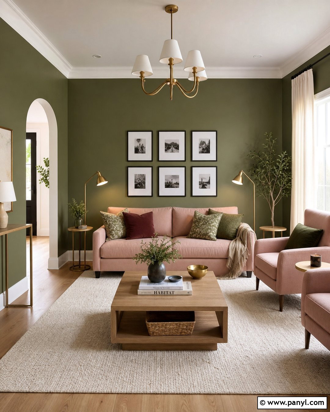 Blush Pink Accent Color For Green Walls - 20 Accent Color For Green Walls