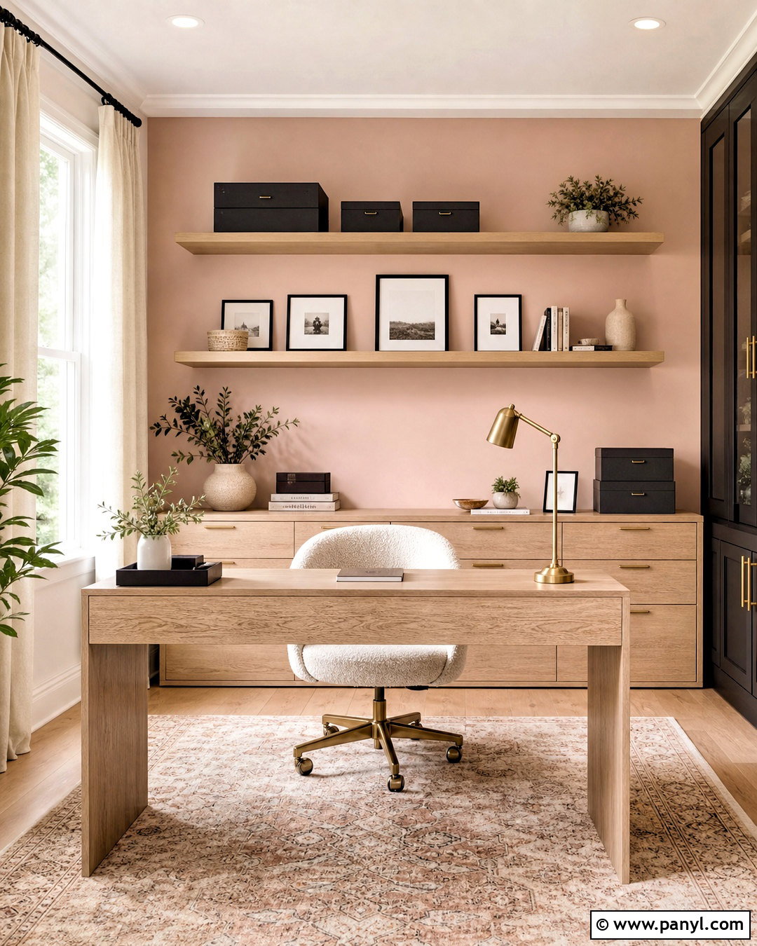 Blush Pink Accent Wall - 20 accent wall colors