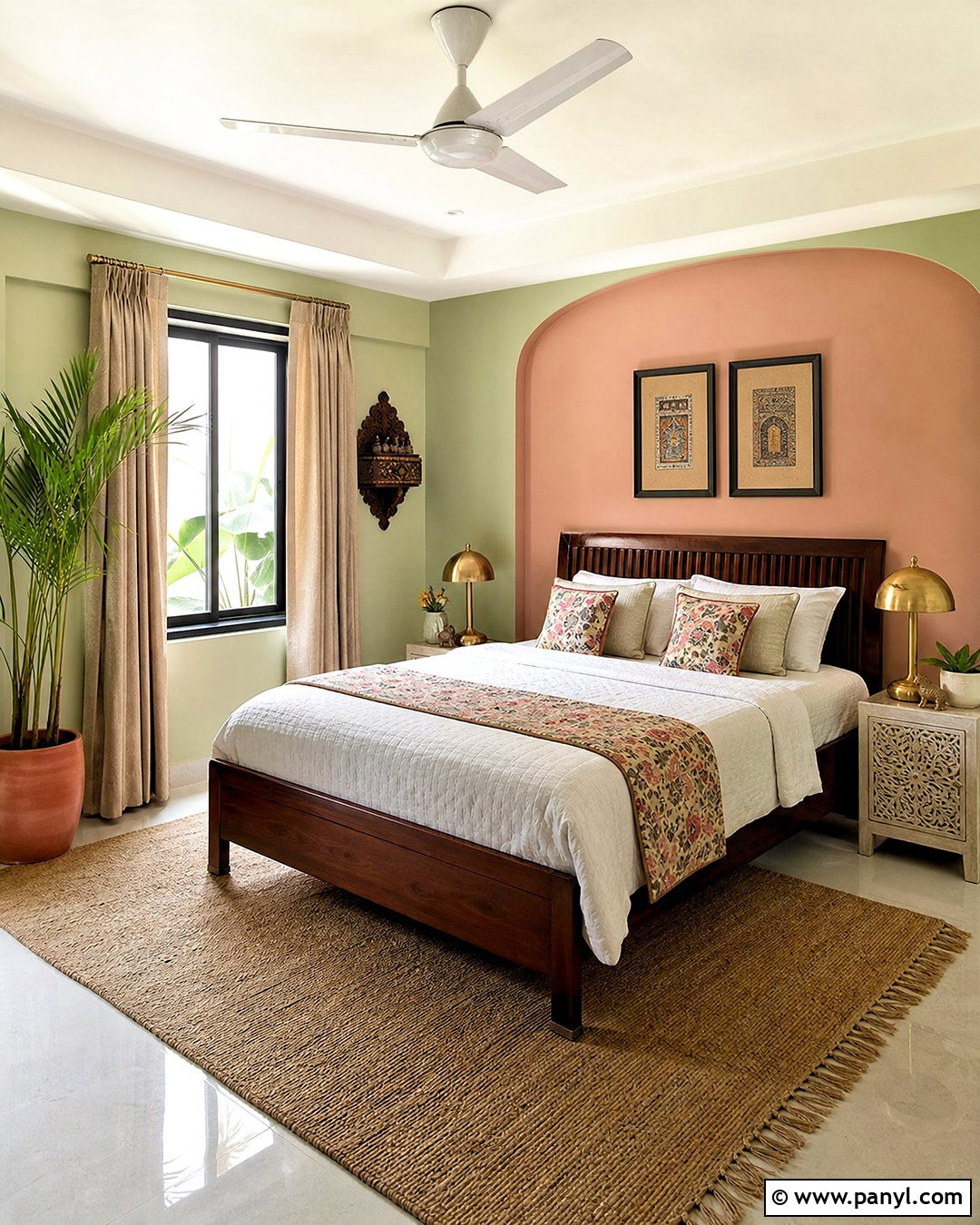 Blush Pink And Pistachio Guest Bedroom Paint Colors - 20 home paint colors interior indian ideas
