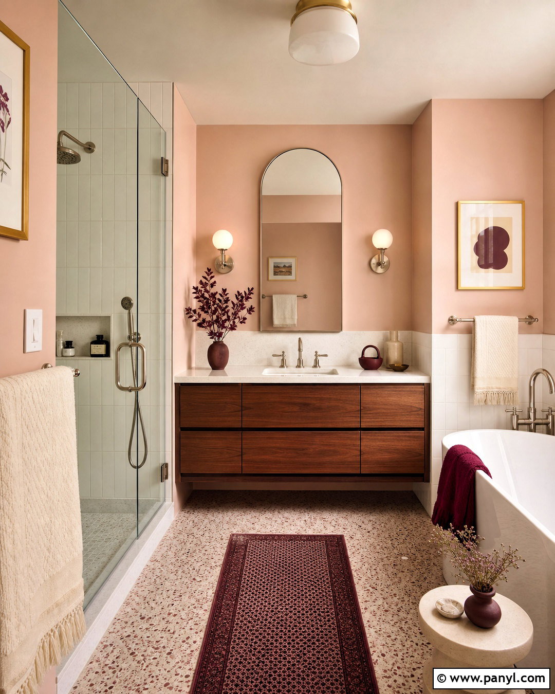 Blush Pink Bathroom - 20 trending bathroom colors