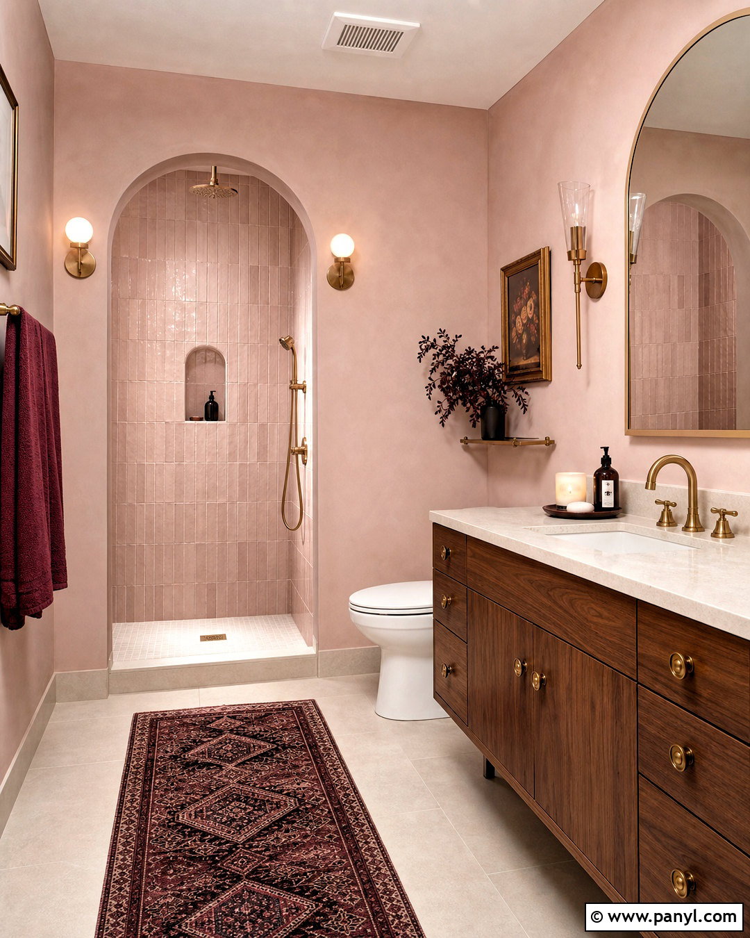 Blush Pink Bathroom Color Scheme - 20 bathroom color scheme inspiration ideas