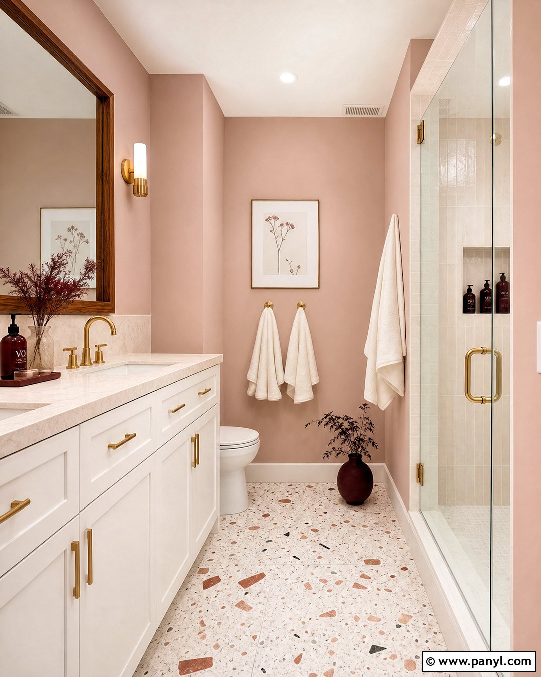 Blush Pink Bathroom Paint - 20 popular bathroom paint colors