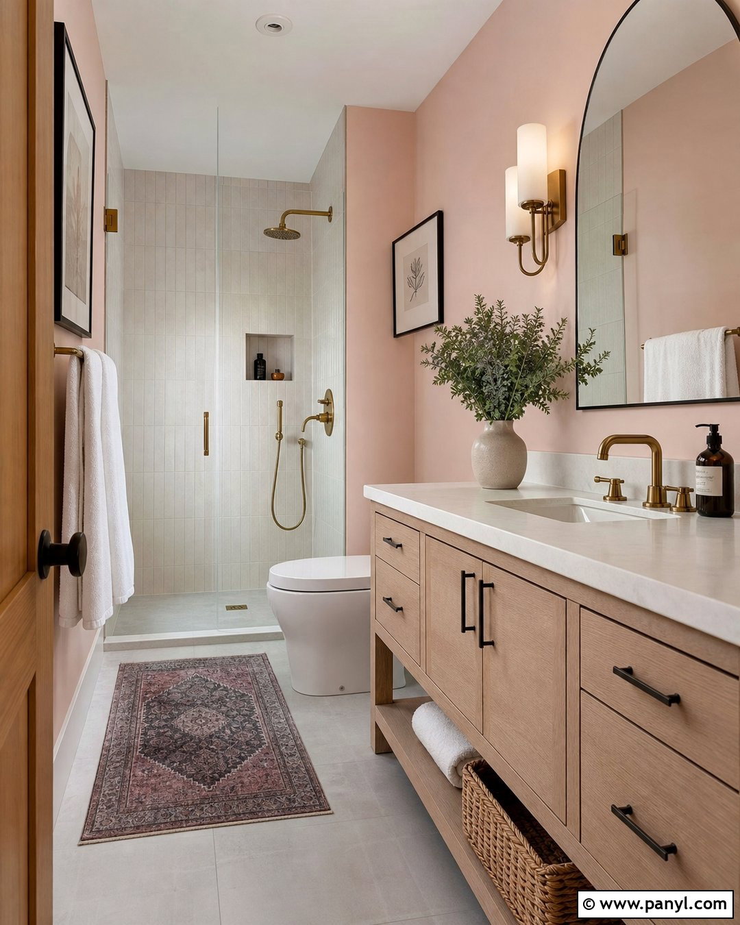 Blush Pink Bathroom Walls - 20 Best Colors For Bathroom Walls