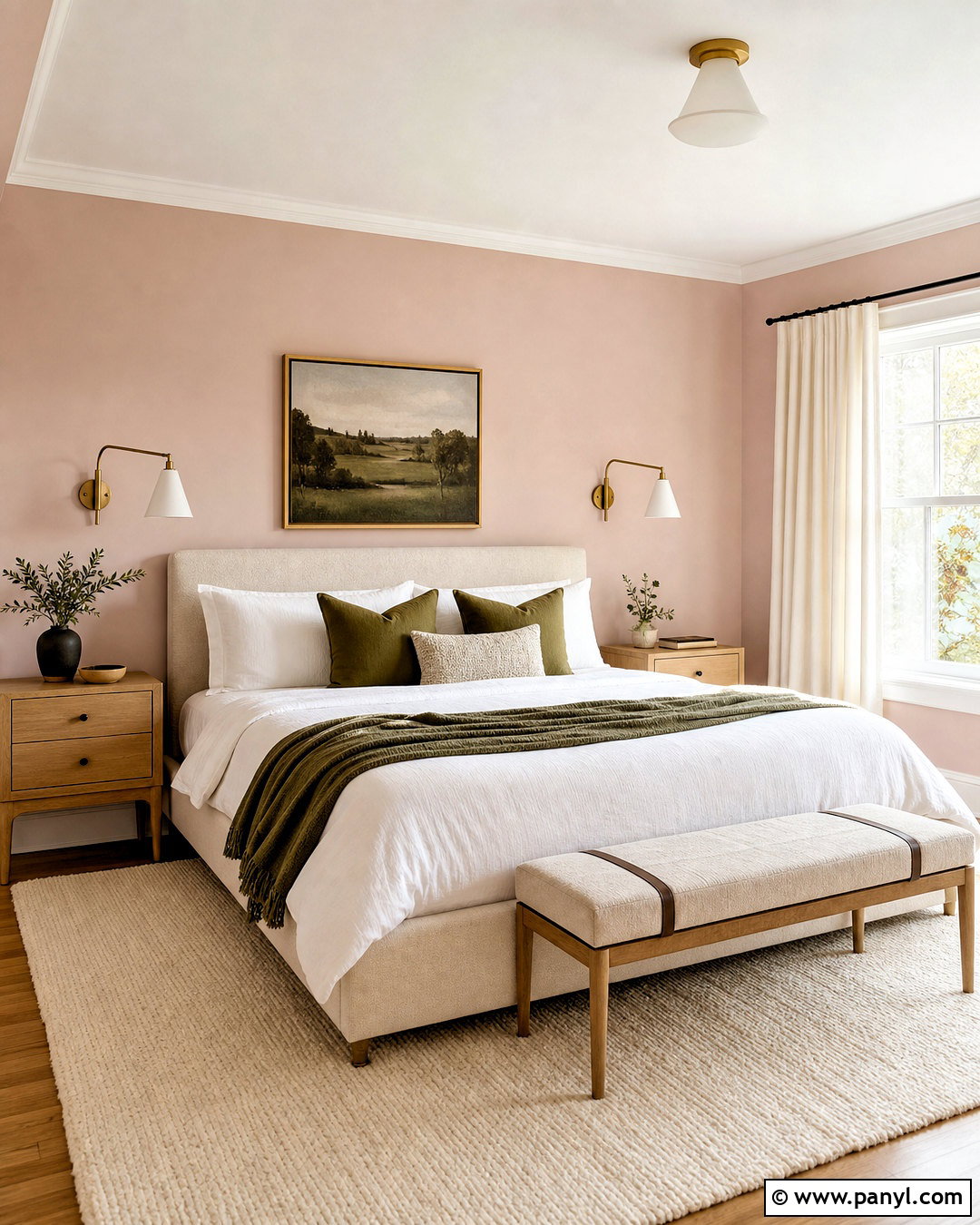 Blush Pink Bedroom - 20 pink room colors