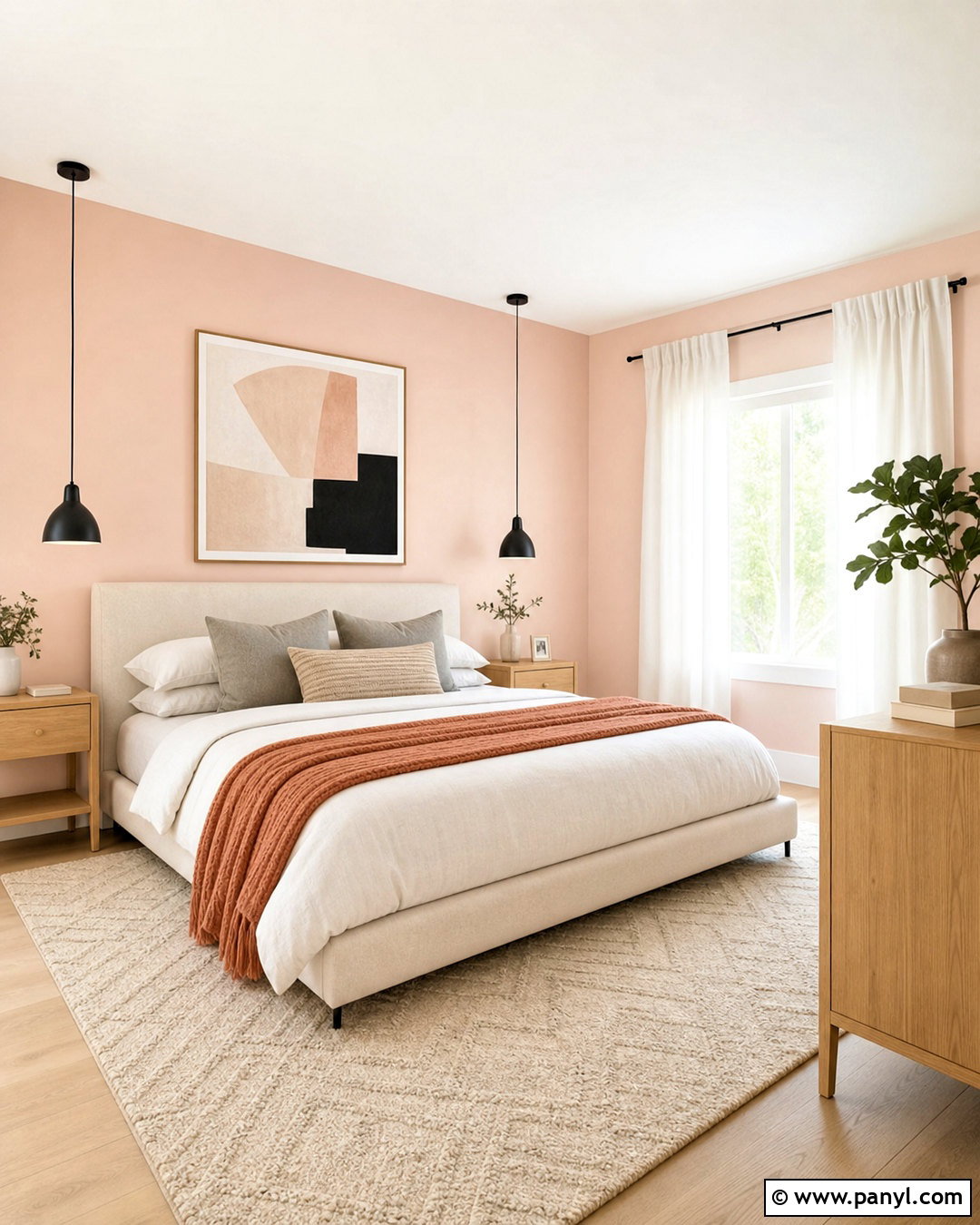 Blush Pink Bedroom - 20 room color ideas bedroom paint design ideas