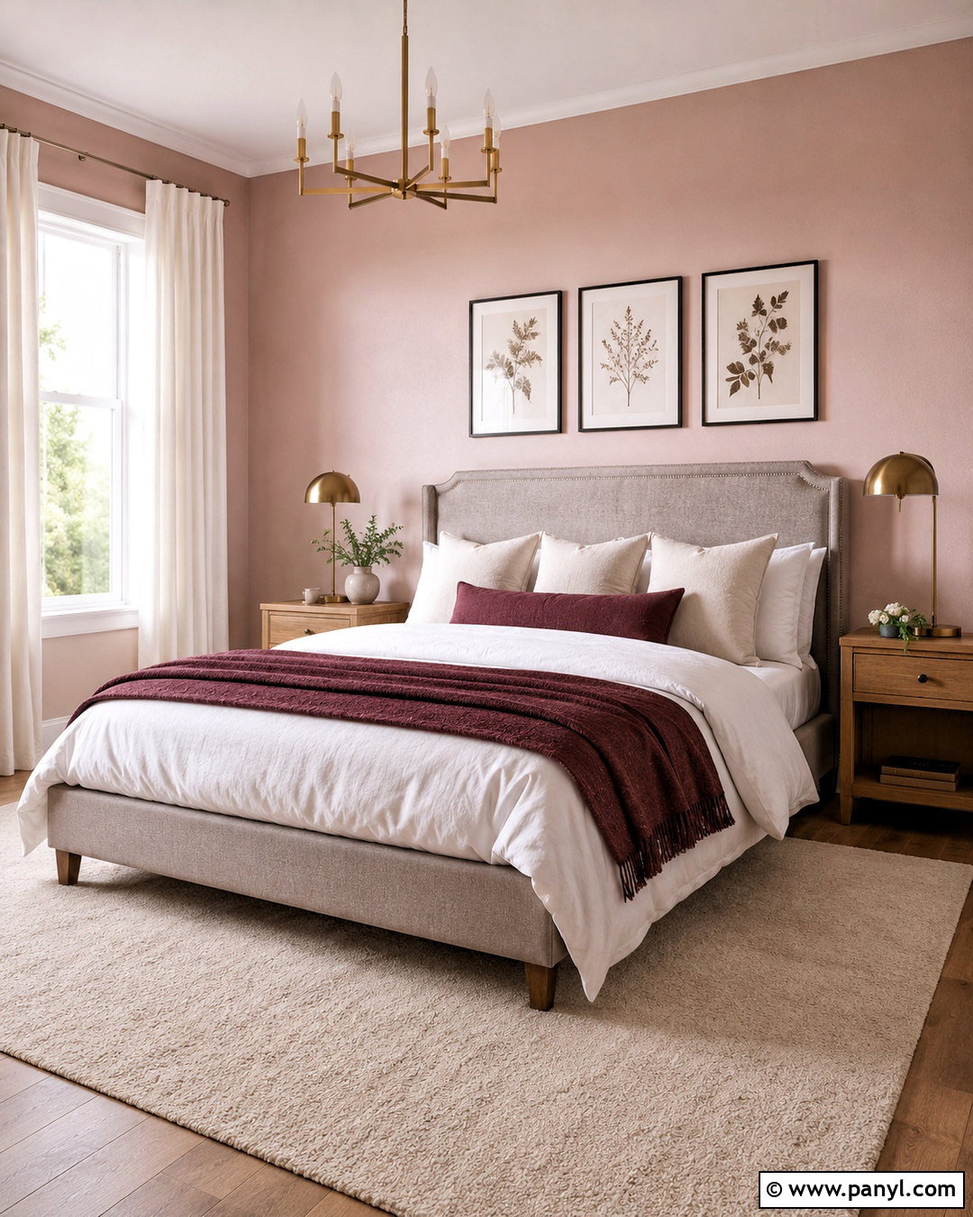 Blush Pink Bedroom Wall Color - 40 Room Wall Color Ideas