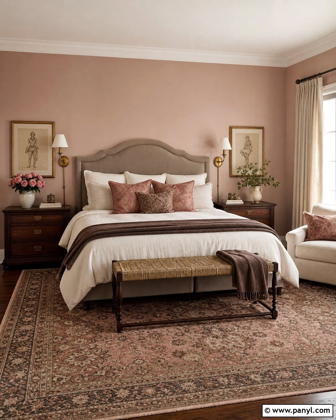 Blush Pink Bedroom Wall Color - 25 Elegant Wall Colors