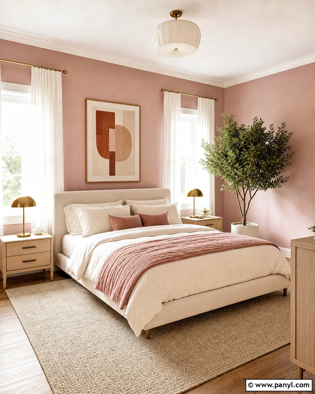 Blush Pink Bedroom Walls - 20 pink walls bedroom ideas