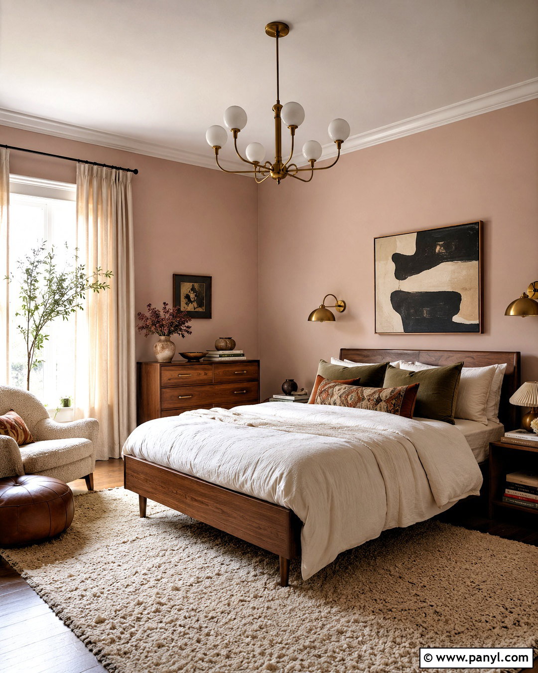 Blush Pink Bedroom Walls - 35 Wall Paint Bedroom Ideas