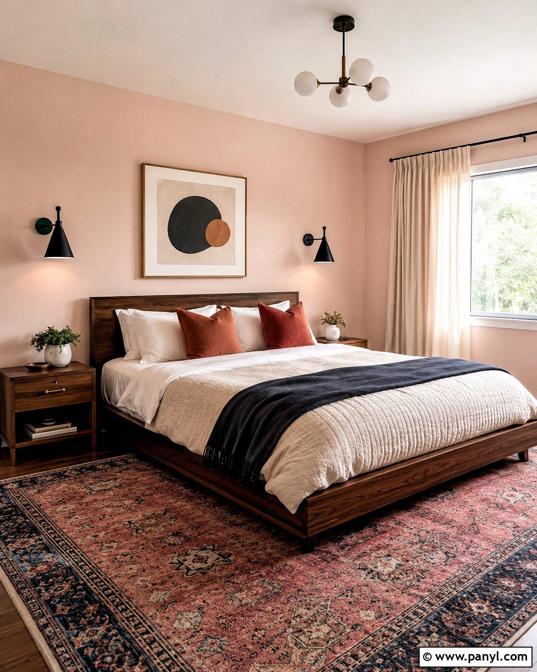 Blush Pink Bedroom Walls - 20 color for bedroom walls