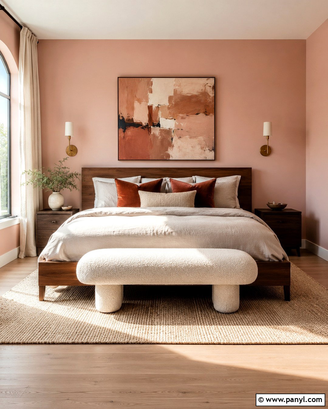 Blush Pink Bedroom Walls - 20 Beautiful Painted Walls