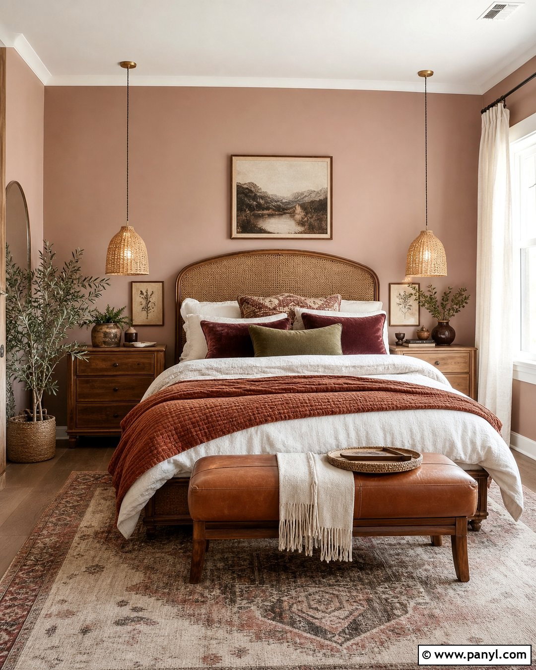 Blush Pink Boho Walls - 30 Boho Wall Colors