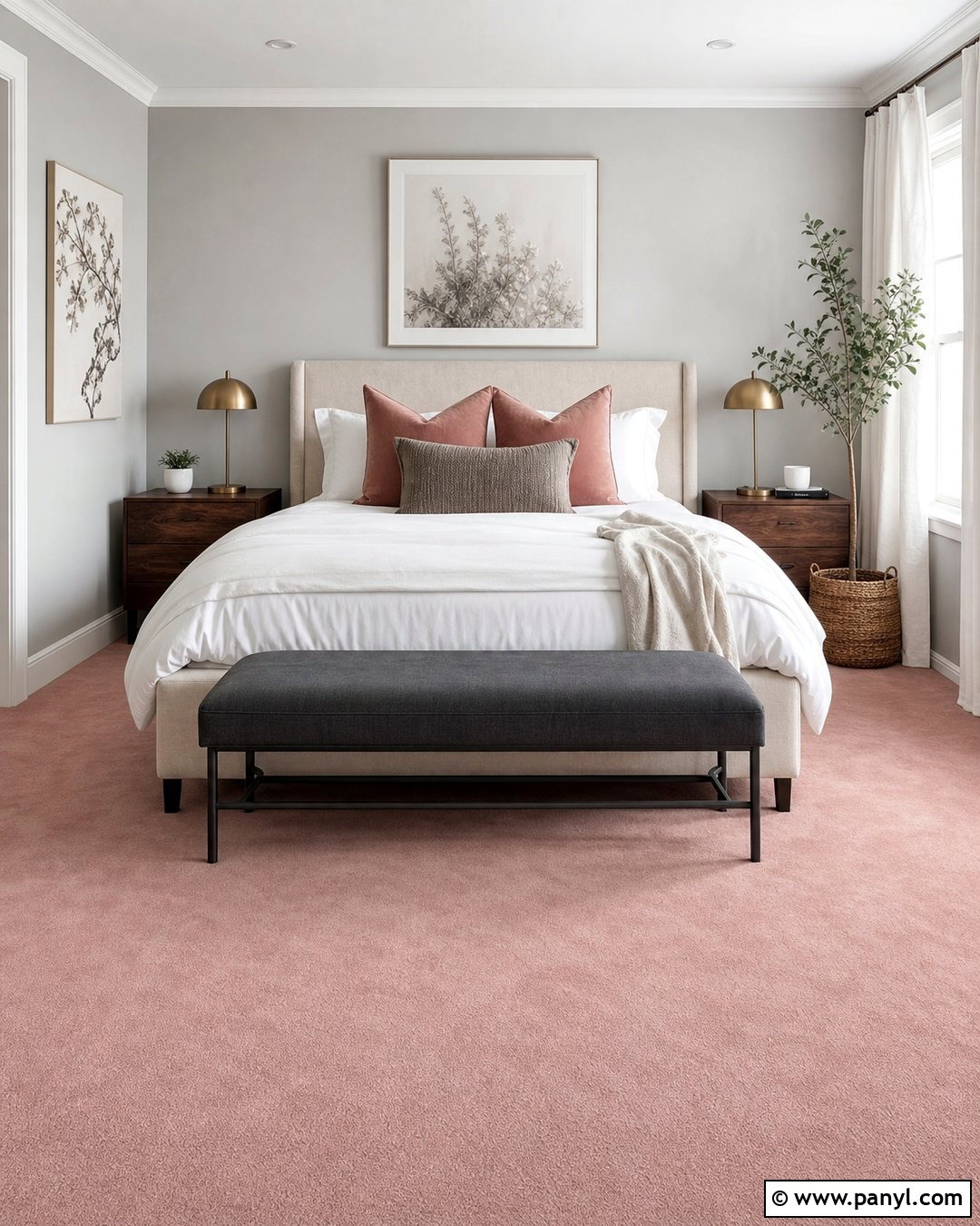 Blush Pink Carpet With Gray Walls - 30 Carpet Colors With Gray Walls