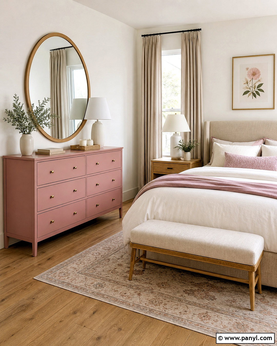 Blush Pink Dresser - 20 dresser color ideas