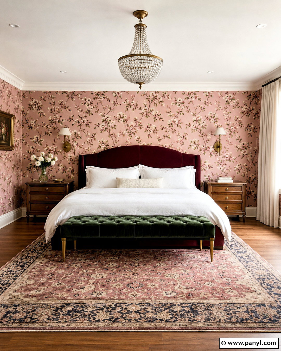 Blush Pink Floral Wallpaper - 40 Wallpaper Colour Ideas
