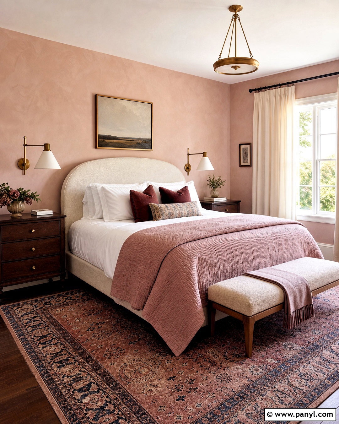 Blush Pink Guest Bedroom Color Scheme - 20 room colour ideas