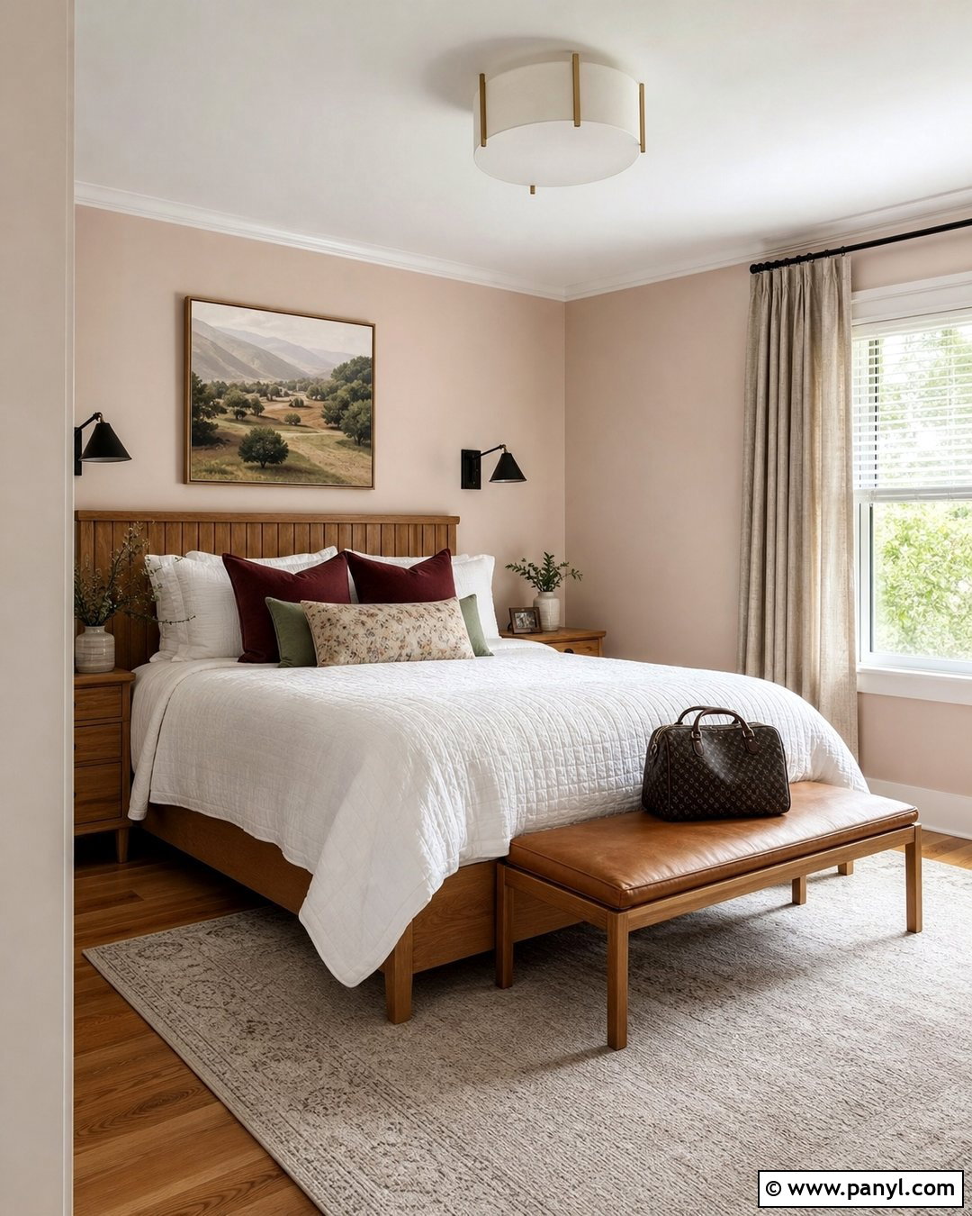 Blush Pink Guest Room Wall Color - 30 house wall color ideas
