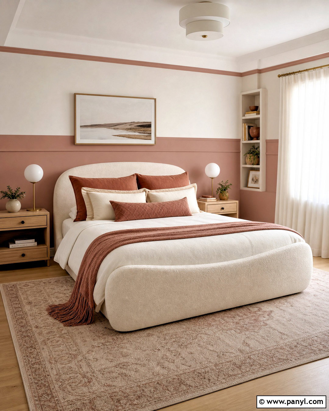 Blush Pink Half Wall Bedroom - 20 half wall bedroom ideas