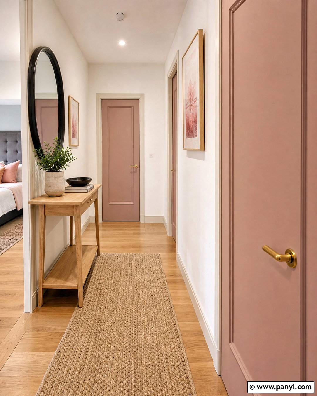 Blush Pink Indoor Door - 20 indoor door colors