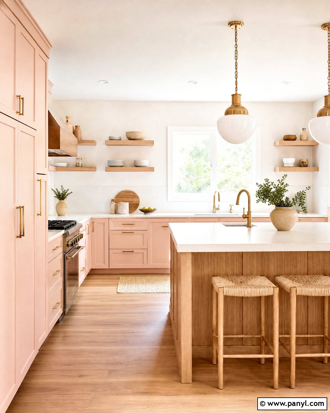 Blush Pink Kitchen Cabinets - 20 pink kitchen inspiration ideas