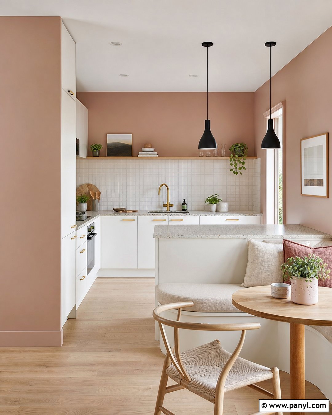Blush Pink Kitchen Walls - 35 Paint Colors For Kitchen Walls