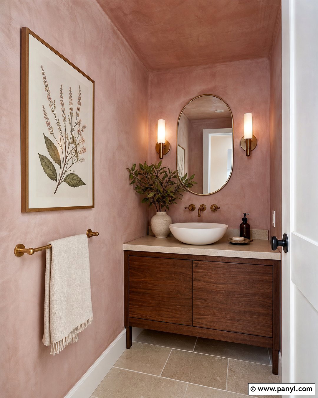Blush Pink Lime Paint Powder Room - 20 Lime Paint For Walls