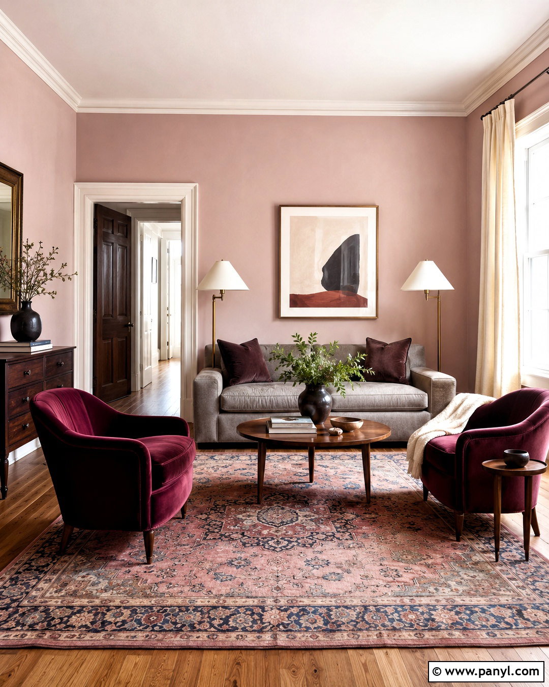 Blush Pink Living Room Paint - 20 popular paint colors for living room ideas