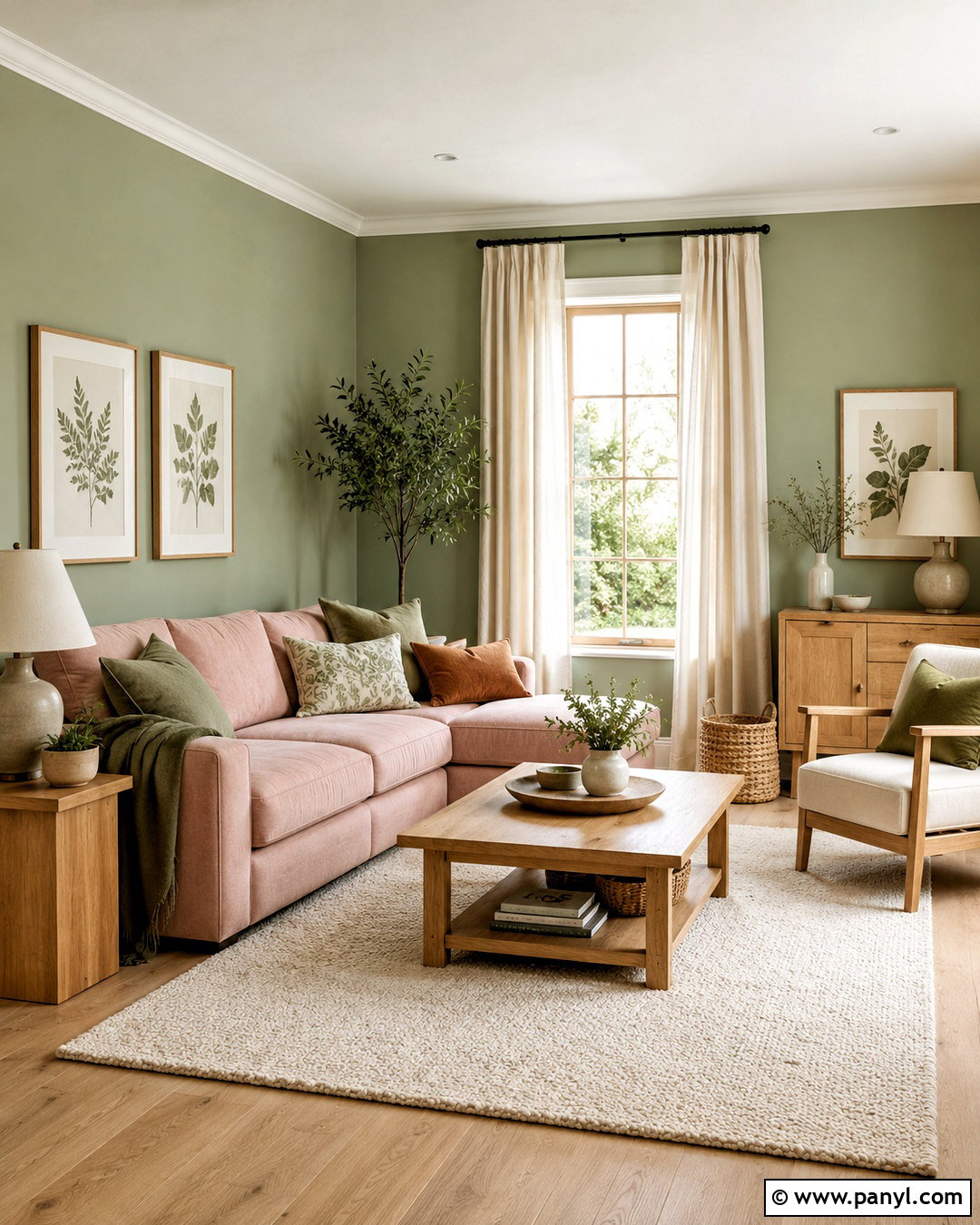 Blush Pink Living Room With White - 20 blush pink living room ideas